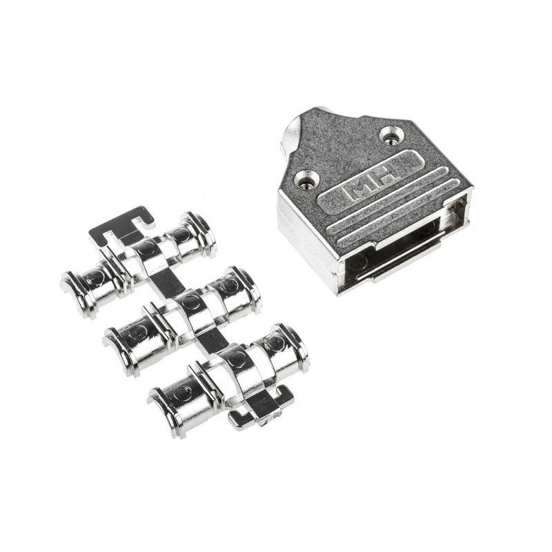 MH Connectors Zinc Straight D-Sub Backshell 15 Contacts Strain Relief MHDM15-K