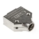MH Connectors Zinc Straight D-Sub Backshell 15 Contacts Strain Relief MHDM15-K
