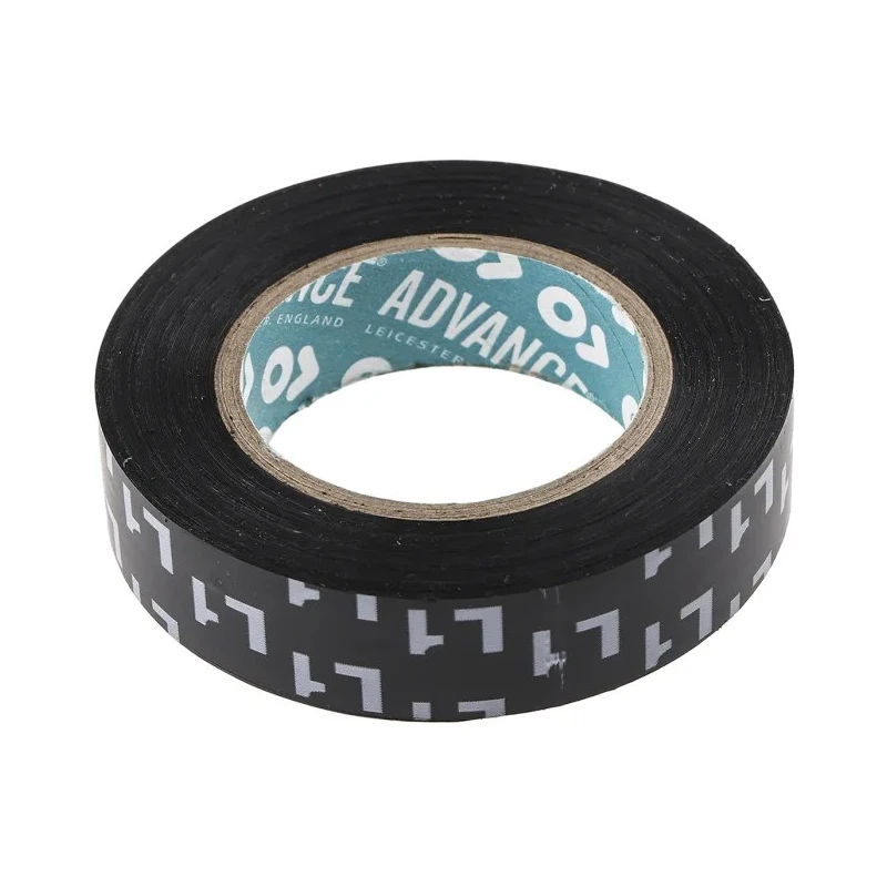 Advance Tapes Black Polyvinyl Chloride Electrical Tape 15mm Width 10m Length AT4000