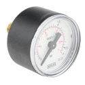 WIKA 040 mm Type R Pressure Gauge 1.6 bar, Back Entry, Plastic Case 7833462