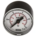 WIKA 40 mm Plastic Case Pressure Gauge 2.5 bar, White Dial, Back Entry 7833500