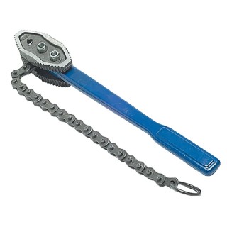 Irwin 101 mm Jaw Capacity Polished Alloy Steel Chain Wrench with Metal Handle T240