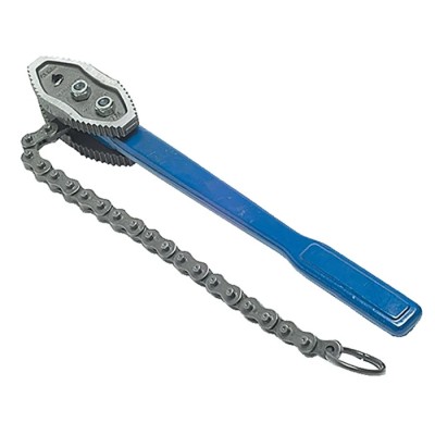 Irwin 101 mm Jaw Capacity Polished Alloy Steel Chain Wrench with Metal Handle T240