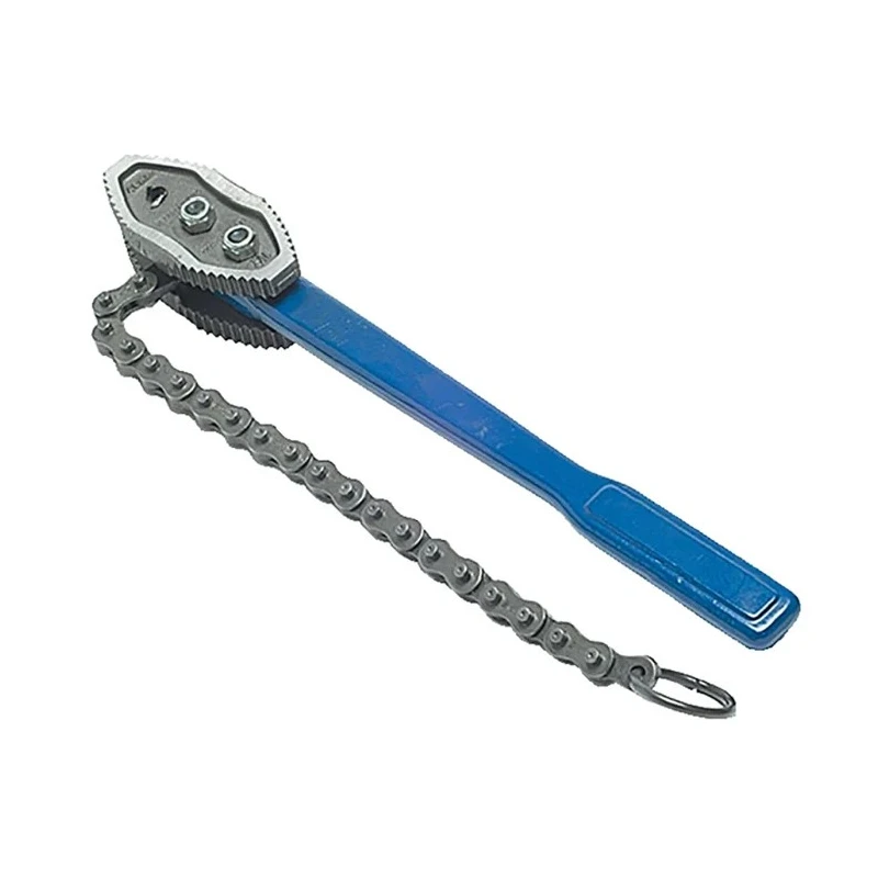 Irwin 101 mm Jaw Capacity Polished Alloy Steel Chain Wrench with Metal Handle T240