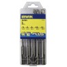 Irwin 5-Piece SDS Masonry Drill Bit Set, 5 mm Min, 12 mm Max, Tungsten Carbide 10502089