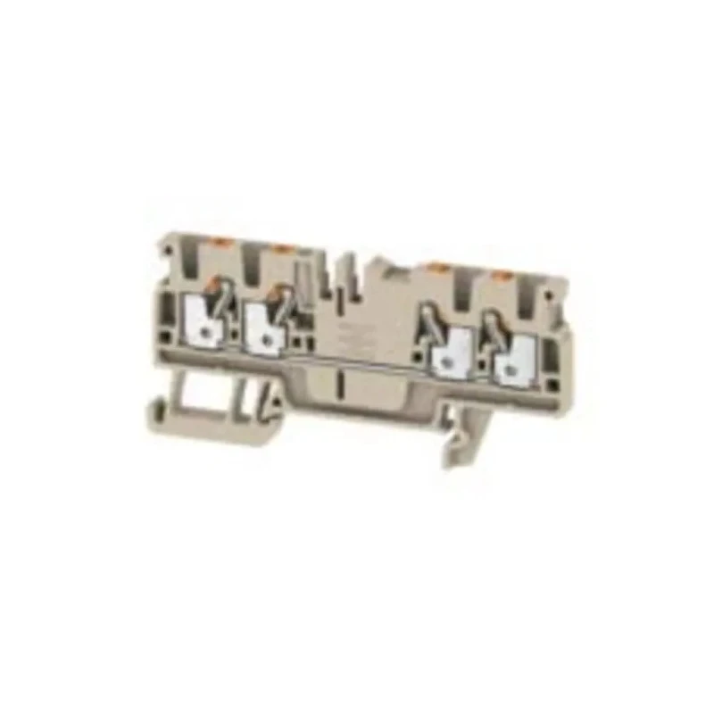 Weidmüller A Series DIN Rail Terminal Block Beige, 2.5mm² Cable CSA, 1-Level, Push-in Termination, 24A Current 1521690000
