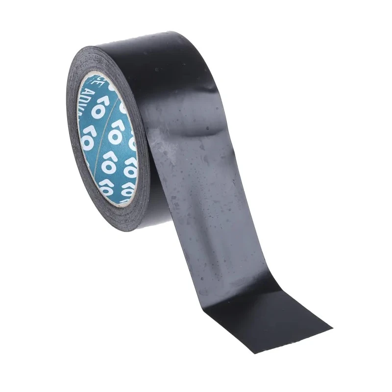 Advance Tapes Black Polyvinyl Chloride Electrical Tape, 50mm Width, 33m Length, Rubber Resin Adhesive, AT7