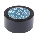 Advance Tapes Black Polyvinyl Chloride Electrical Tape, 50mm Width, 33m Length, Rubber Resin Adhesive, AT7