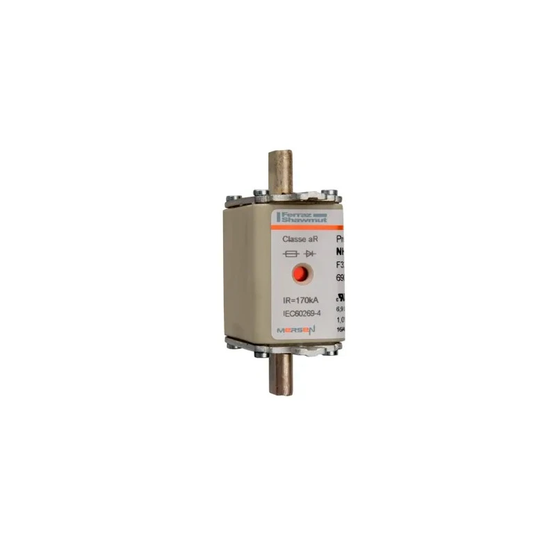 Mersen 125A NH Fuse NH00 690V AC Full Range Fast Acting Ultra Fast Acting NH000UD Series NH00 