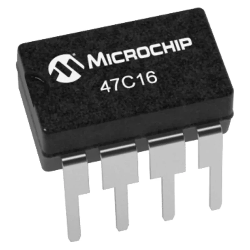 Microchip EERAM 16 kB Non-Volatile SRAM Memory Through Hole DIP Package 47C16-I/P