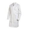 MOLINEL White Unisex Lab Coat Size L Polyester Stud Closure Reusable ESDBH65ASBLA/T3
