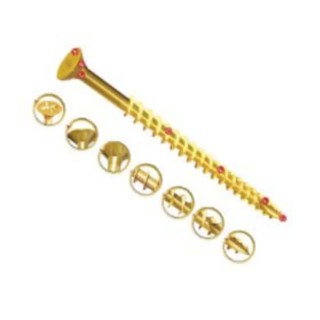 UNIFIX VORTEX Pozidriv Double Countersunk Steel Wood Screw 5 mm Thread 50 mm Length ZZV60236CE