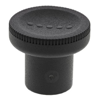 RS PRO Black Polymer Knurled Clamping Knob, M10 Threaded Hole, Brass Insert, 31 mm Diameter 448-8870