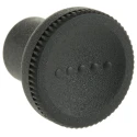 RS PRO Black Polymer Knurled Clamping Knob M8 Threaded Hole 25 mm Diameter 12mm Thread Length 448-8864