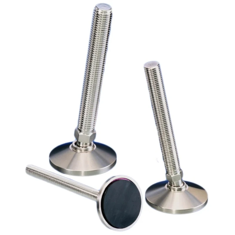 Nu-Tech Engineering M16 65 mm Dia. Adjustable Foot Stainless Steel 1250 kg Static Load Capacity 10 ° Tilt Angle A087/005