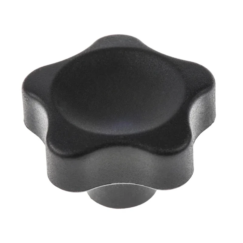Elesa Black Fibreglass Reinforced Polyamide Based (PA) Technopolymer Multiple Lobes Clamping Knob 40 mm Diameter 13 166346
