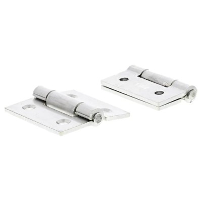 Pinet Stainless Steel Butt Hinge Screw Fixing 40mm x 40mm x 2mm 448-5225