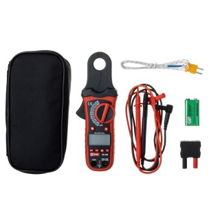 RS PRO Mini AC/DC Clamp Meter, 80 A Max Current, 600 V AC/DC Voltage, CAT III 600V DT-338