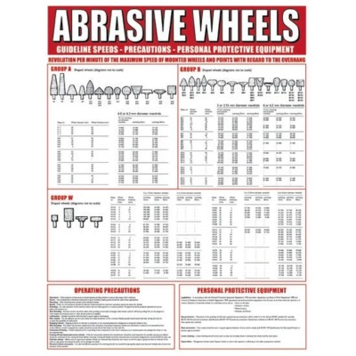 RS PRO Guidelines Safety Wall Chart Polyvinyl Chloride English 590mm x 450mm 449-8221