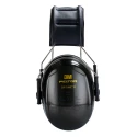 3M PELTOR Optime II Ear Defender with Headband, 31 dB Noise Reduction, Black H520A-407