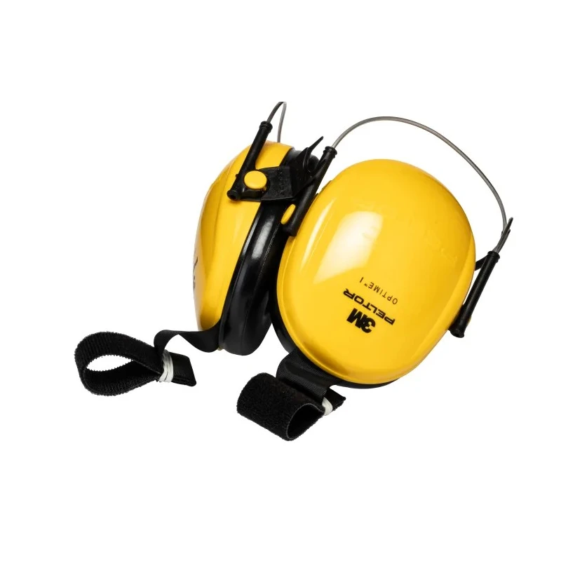 3M PELTOR Optime I Ear Defender with Neckband, 27 dB Attenuation, Yellow Black H510B-403