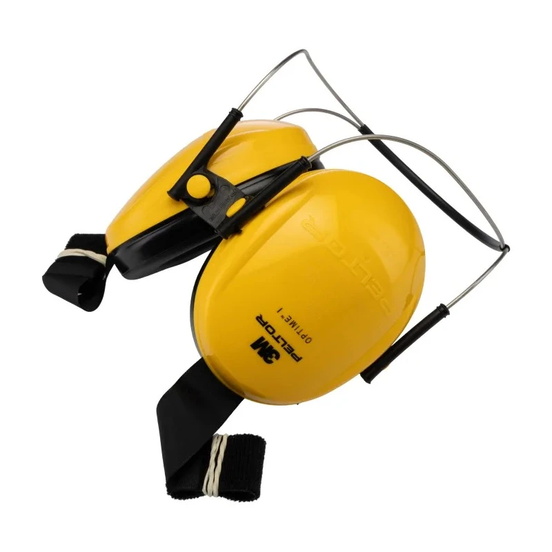 3M PELTOR Optime I Ear Defender with Neckband, 27 dB Attenuation, Yellow Black H510B-403