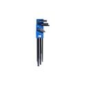 RS PRO 9 Piece L Metric Hex Key Set, Hex Size 1.5 to 10 mm, Chrome Vanadium Steel, Blackened Finish 449-9606