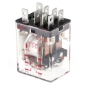RS PRO Plug-in Power Relay 12V dc Coil 10A Switching Current DPDT 900mW Coil Power 450-0318