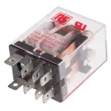 RS PRO Plug-in Power Relay 12V dc Coil 10A Switching Current DPDT 900mW Coil Power 28x36x21.5 mm 450-0374