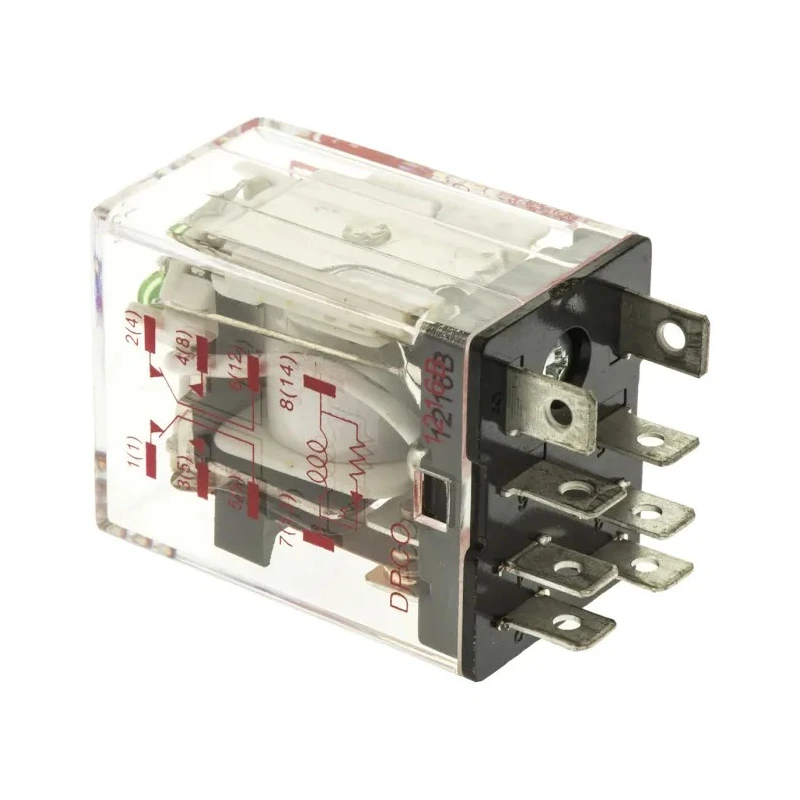 RS PRO Plug-in Power Relay, 240V AC Coil, 10A Switching Current, DPDT 450-0403