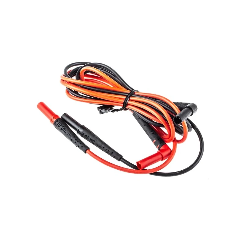 Fluke Silicone Test Lead Set 10A, Banana Jack Connector, 1.5m Length, CAT IV CAT III Safety Levels TL224