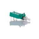 C & K NE-18 Series Push Button Switch, Latching, Through Hole Mount, DPST, 250 V AC, 6A NE182AEESNL6AMP