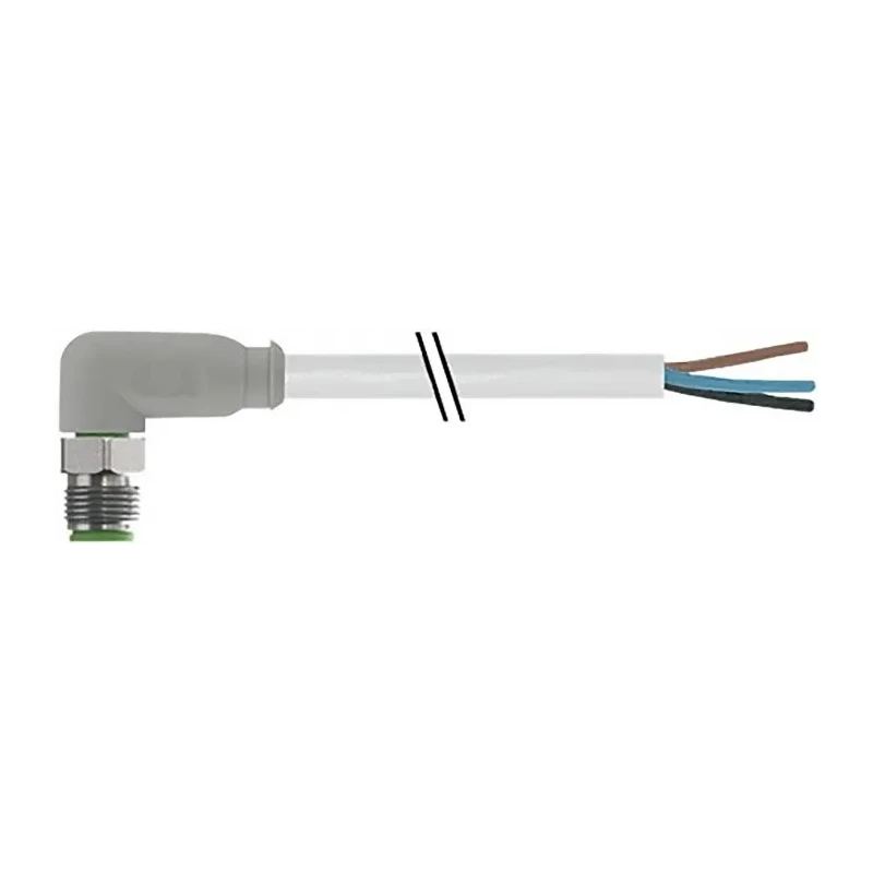 RS PRO Male 3 Way Right Angle to Unterminated Sensor Actuator Cable 5m 60V IP65 IP67 154-7719