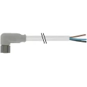 RS PRO Female 4 Way Right Angle to Unterminated Sensor Actuator Cable, 5 m, PVC Grey Jacket, IP65-IP68, 30V AC 154-7711