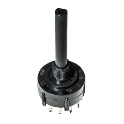 C & K 2 Position SPDT Rotary Switch 2.5A, 125V AC/DC, Glass Filled Polyamide 66 Housing A11442MNZB