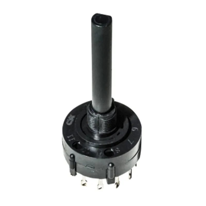 C & K 2 Position SPDT Rotary Switch 2.5A, 125V AC/DC, Glass Filled Polyamide 66 Housing A11442MNZB