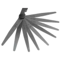 RS PRO Steel Feeler Gauge, 10 Blades, Metric, Steel Blades 100mm Length, 0.05-0.8mm Thickness 449-9628