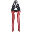 RS PRO Straight Cable Cutter Red Vinyl Handle Stainless Steel Jaws 190mm 450-3963