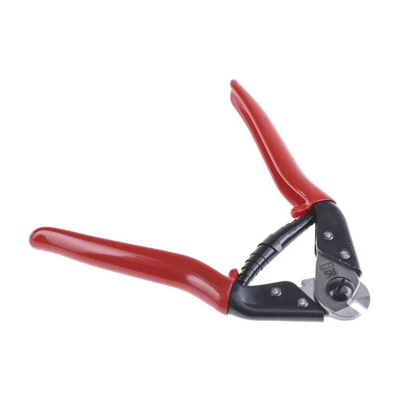 RS PRO Straight Cable Cutter Red Vinyl Handle Stainless Steel Jaws 190mm 450-3963