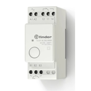 Finder DIN Rail Monostable Relay 24V AC/DC Coil 16A Switching Current SPDT 13.01.0.024.0000