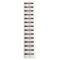 RS PRO Pre-Printed Adhesive Label Black Text on White Background 38mm x 16mm 140 Per Pack 450-6041