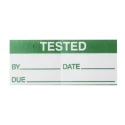 RS PRO Pre-Printed Adhesive Label Light Green Text on White Background, 38mm x 16mm, 140 Per Pack 450-6057