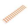 RS PRO Pre-Printed Adhesive Label 38mm x 15mm Orange Text SERVICED BY Pack of 140 450-6170