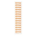 RS PRO Pre-Printed Adhesive Label 38mm x 15mm Orange Text SERVICED BY Pack of 140 450-6170