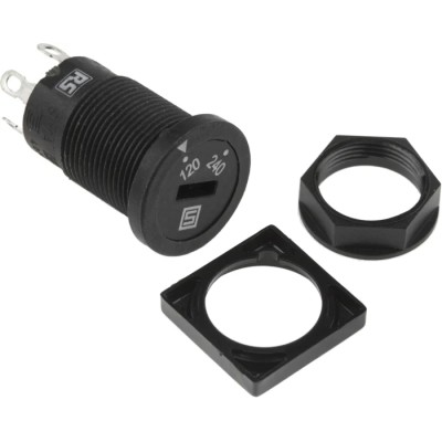 RS PRO Selector Switch DPST 2 Positions 15.2 mm Cutout Diameter Solder Terminals 6.3 A 240V 450-8968