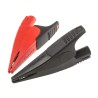 Fluke Red Black Crocodile Clip Nickel Plated Steel Contact Rubber Insulation 10A 20mm Jaw Opening AC285