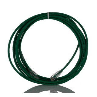 Molex CES PowerCat 5E Cat5e Ethernet Cable RJ45 Male to RJ45 Male 5 m Green Unshielded Low Smoke Zero Halogen Cat5e