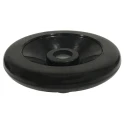RS PRO Black Phenoplast Solid Hand Wheel 200 mm Diameter with Zinc Plated Steel Insert 161-2038