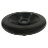 RS PRO Black Phenoplast Solid Hand Wheel 200 mm Diameter with Zinc Plated Steel Insert 161-2038