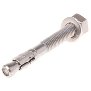 Fischer Fixings Stainless Steel Masonry Fixing M10 x 75 mm Nickel Plated Black Zinc Plated 450-4174